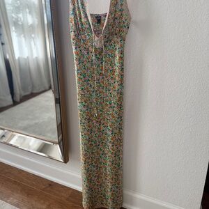 Wild Fable Floral Satin Maxi